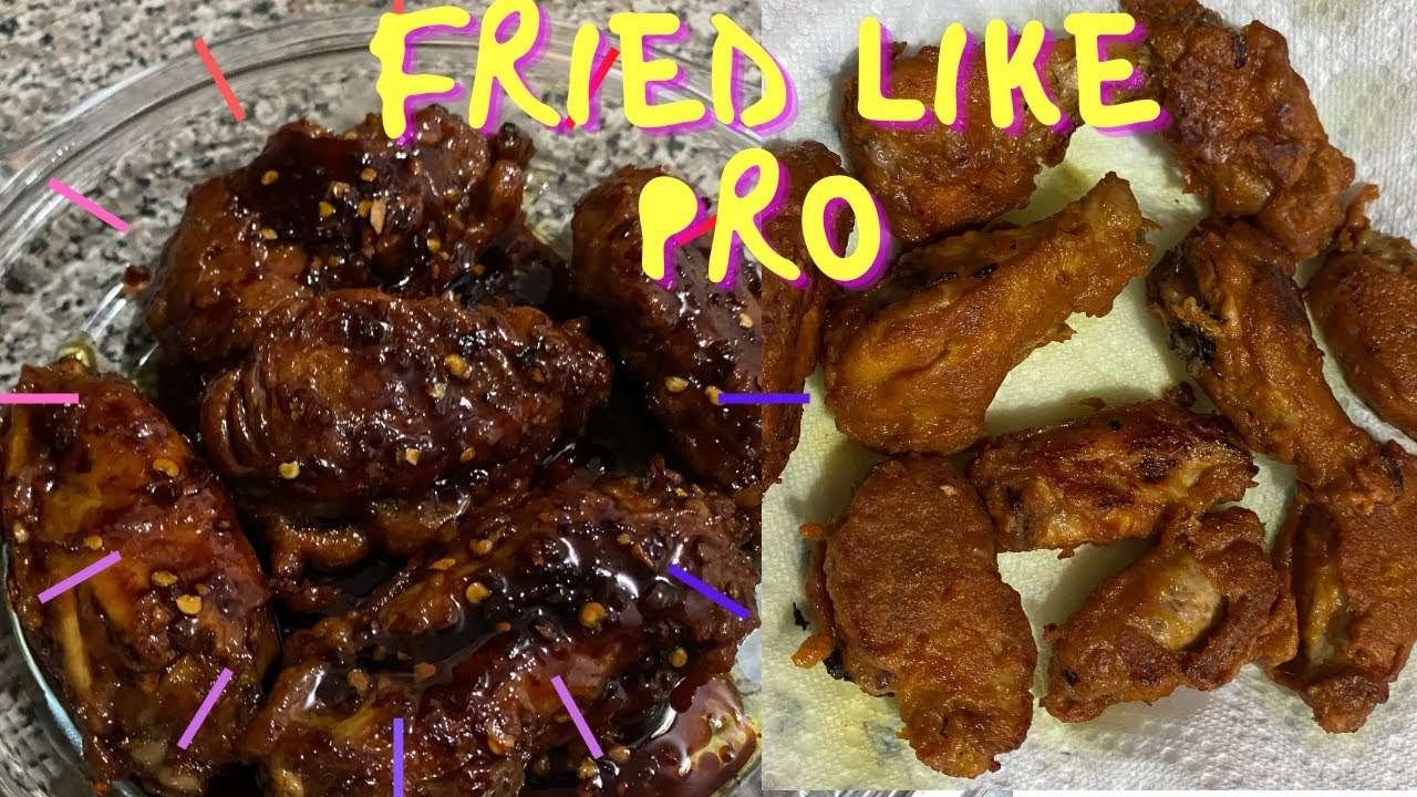🍖crispy homemade wings recipe || how to make the best chicken wings; wings sauce recipe