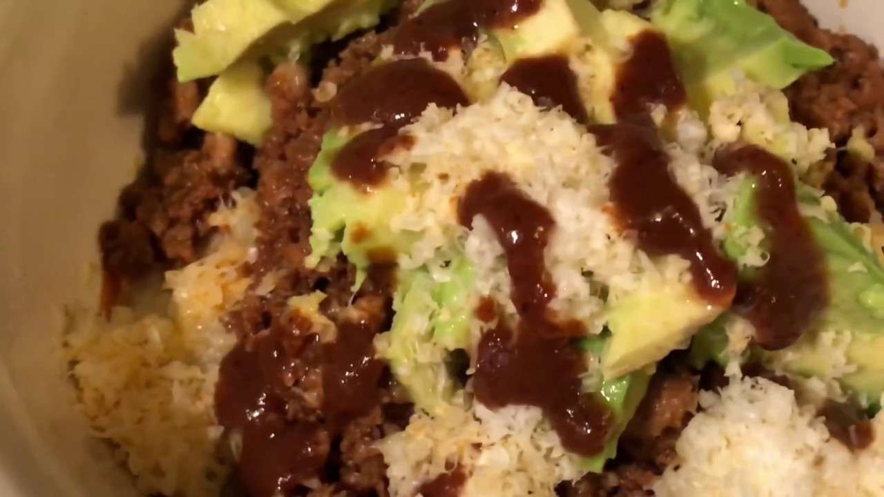 Keto Chipotle Chorizo Copy Cat Recipe with Cauliflower in Instant Pot