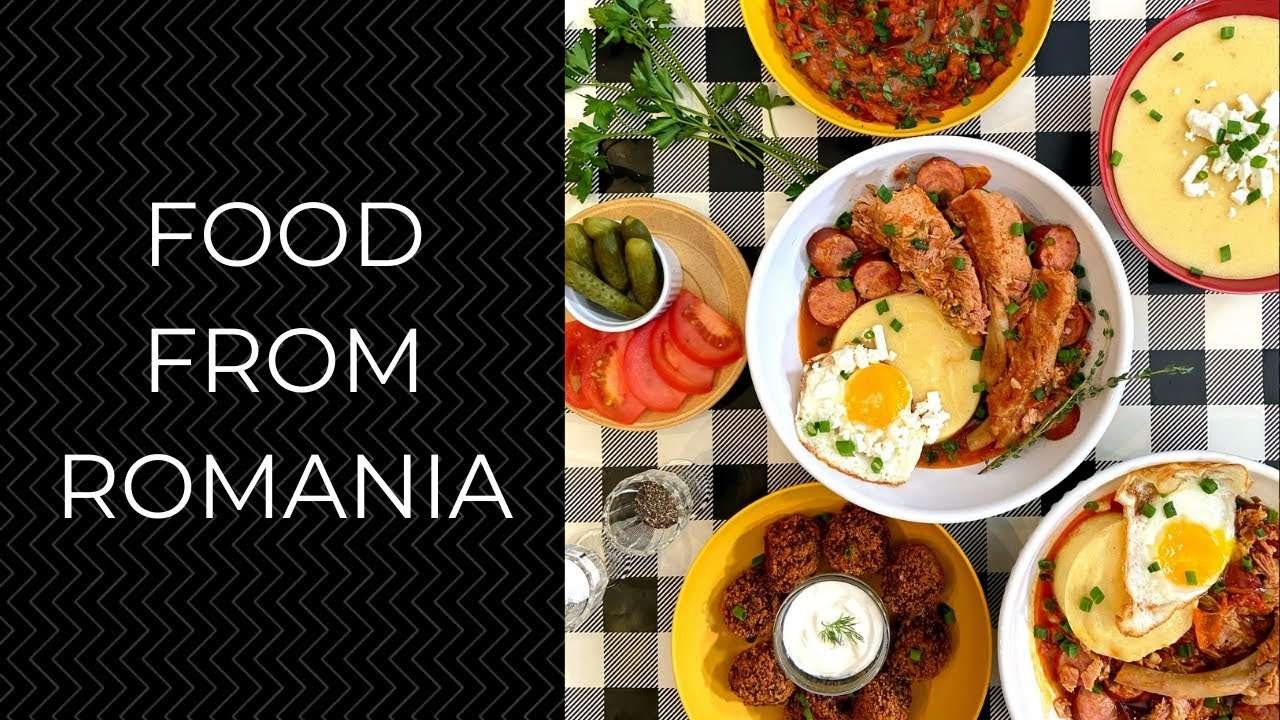 S03E09: ROMANIA: Tochitură atop Mămăligă with Vegetarian Chiftele de Ciuperci & Zacusca Experiment