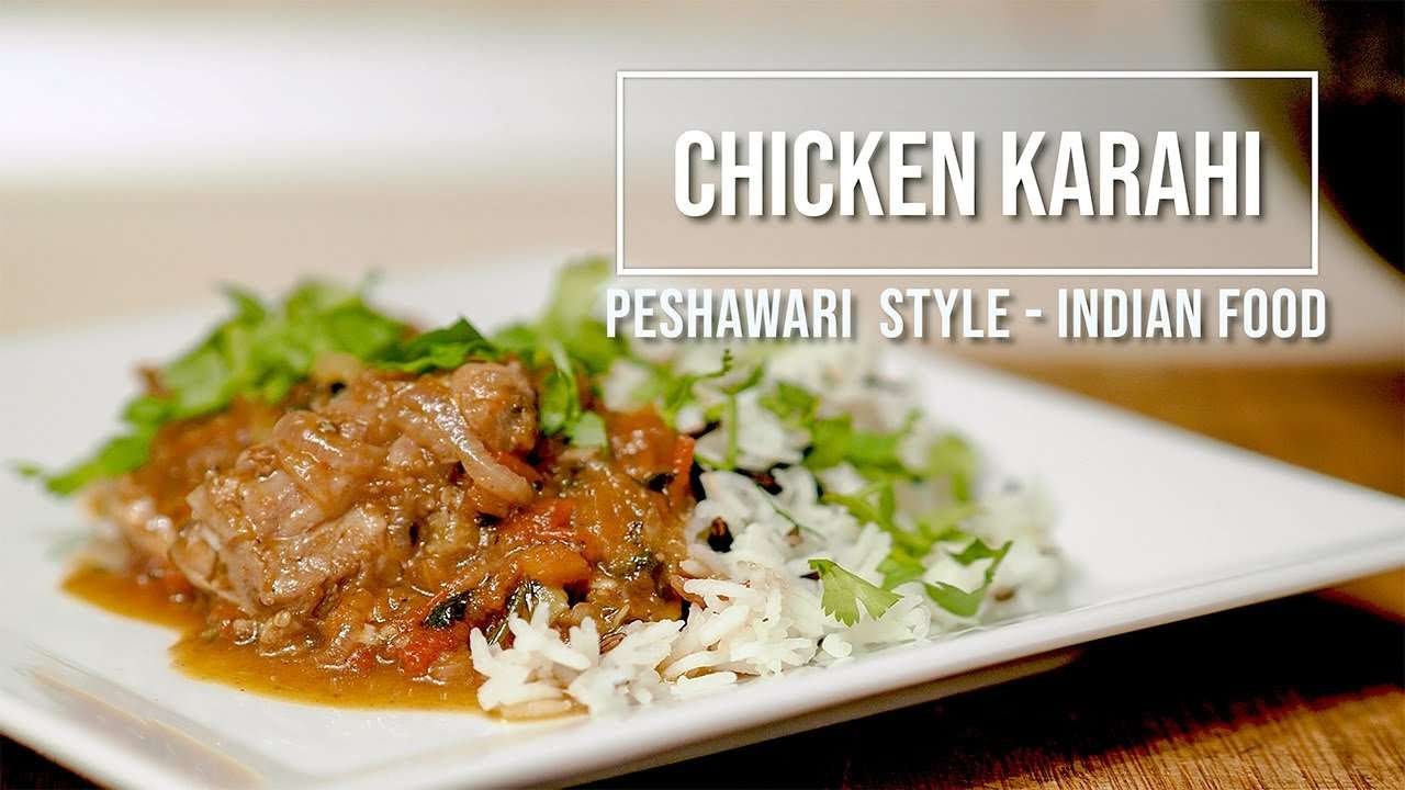 Chicken Karahi peshawari style. Indian food recipe. Spicy hot food. How to