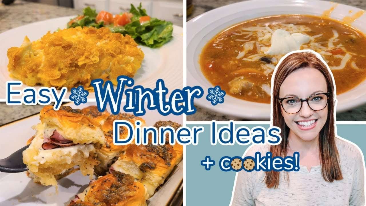 WHAT'S FOR DINNER? | 3 EASY DINNER IDEAS | PLUS A COOKIE RECIPE! | NO. 73