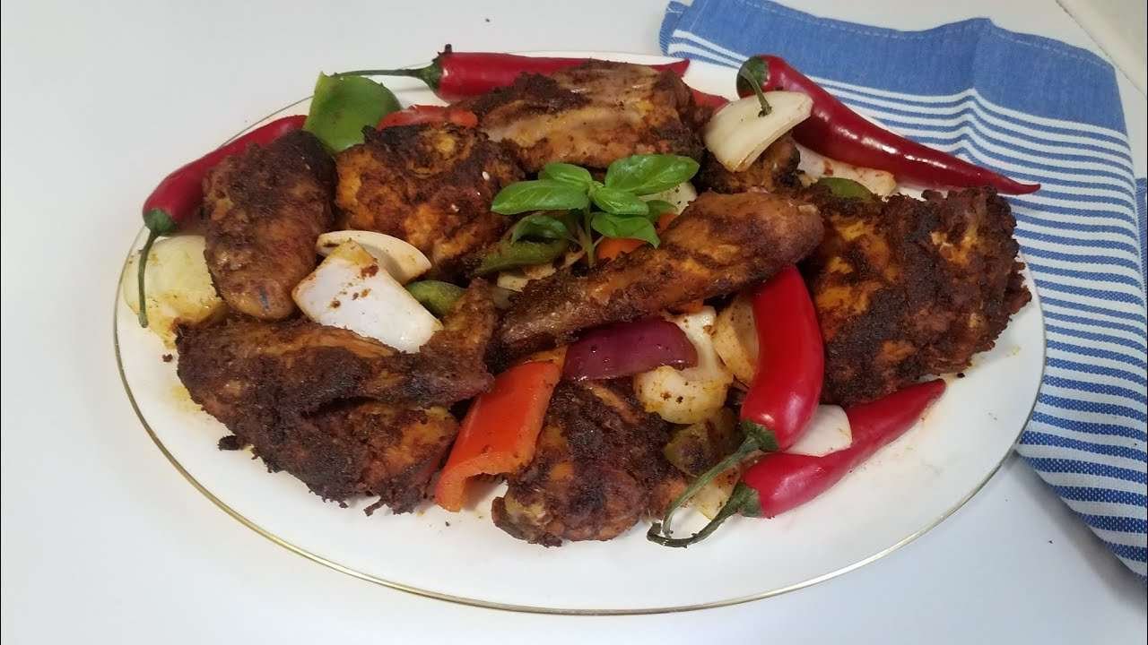 Discover How to make Grilled Guinea Fowl / smoky Akonfem/ yogurt Marinated /Air fryer Recipe
