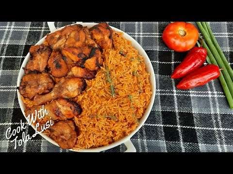 Coconut Jollof Rice & Honey Glazed Chicken |  Party Food | Cook With Me | Vlogmas