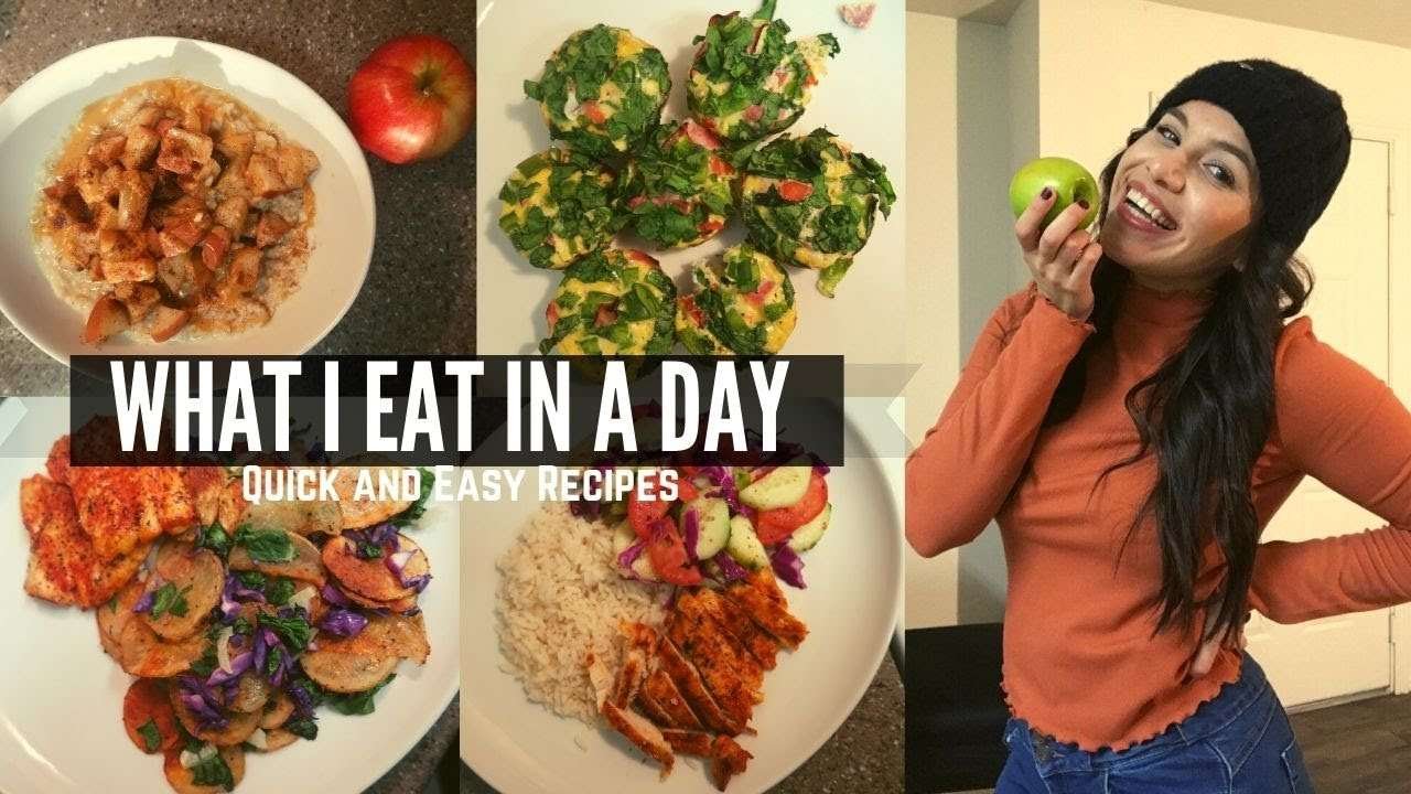 QUICK AND EASY RECIPES | WHAT I EAT IN A DAY