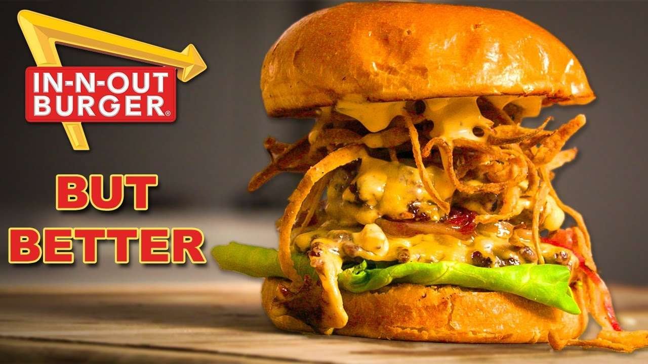 THE BEST BURGER I'VE EVER MADE! IN-N-OUT BURGER BUT BETTER!