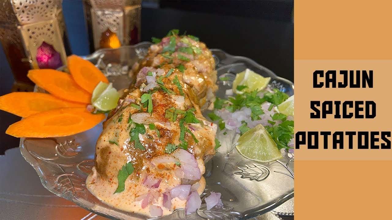 Cajun Spiced Potatoes Restaurant style | Quick & Easy Snack Recipe | Scrumptious Treat