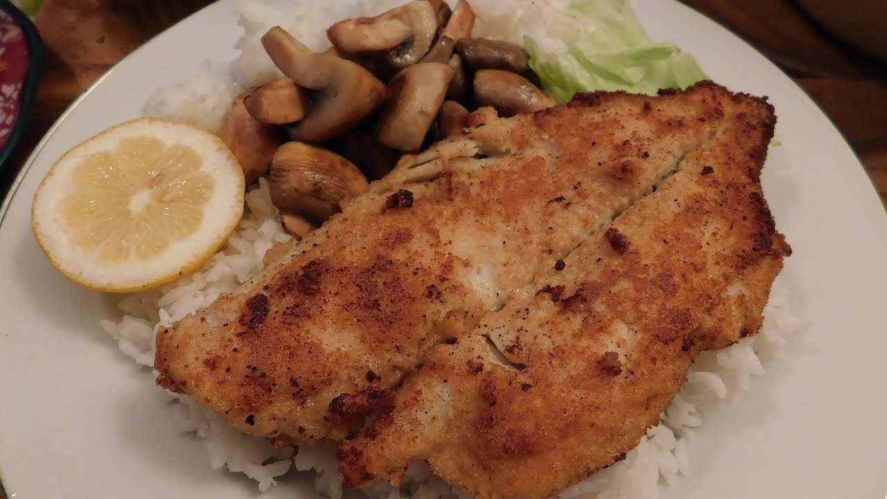 Flounder Fillets, Progresso Bread Crumbs, Pan-Fried Flounder
