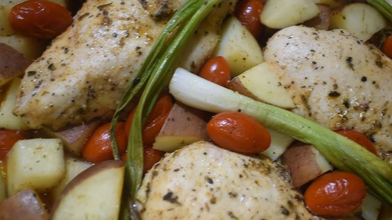 Baked Chicken Breast with Creamy Lemon Sauce