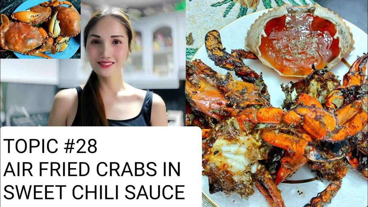 AIR FRIED CRABS : HOW TO AIR FRY CRAB : EASY CRAB RECIPE  #seafood #airfriedcrab #crabs #crabrecipe