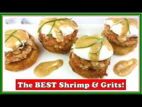 The BEST Shrimp & Grits Recipe PERIOD! (Southern Style Eggs Benedict Mashup!)