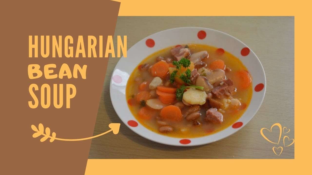 Hungarian Bean soup with Ham hock I Csulkos bableves recipe