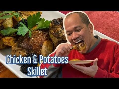 HOW TO COOK EASY BUT YUMMY CHICKEN & POTATOES SKILLET | Team Lopez