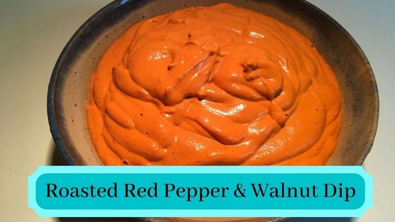 How to make Roasted Red Pepper & Walnut Dip – Pampered Chef Recipes