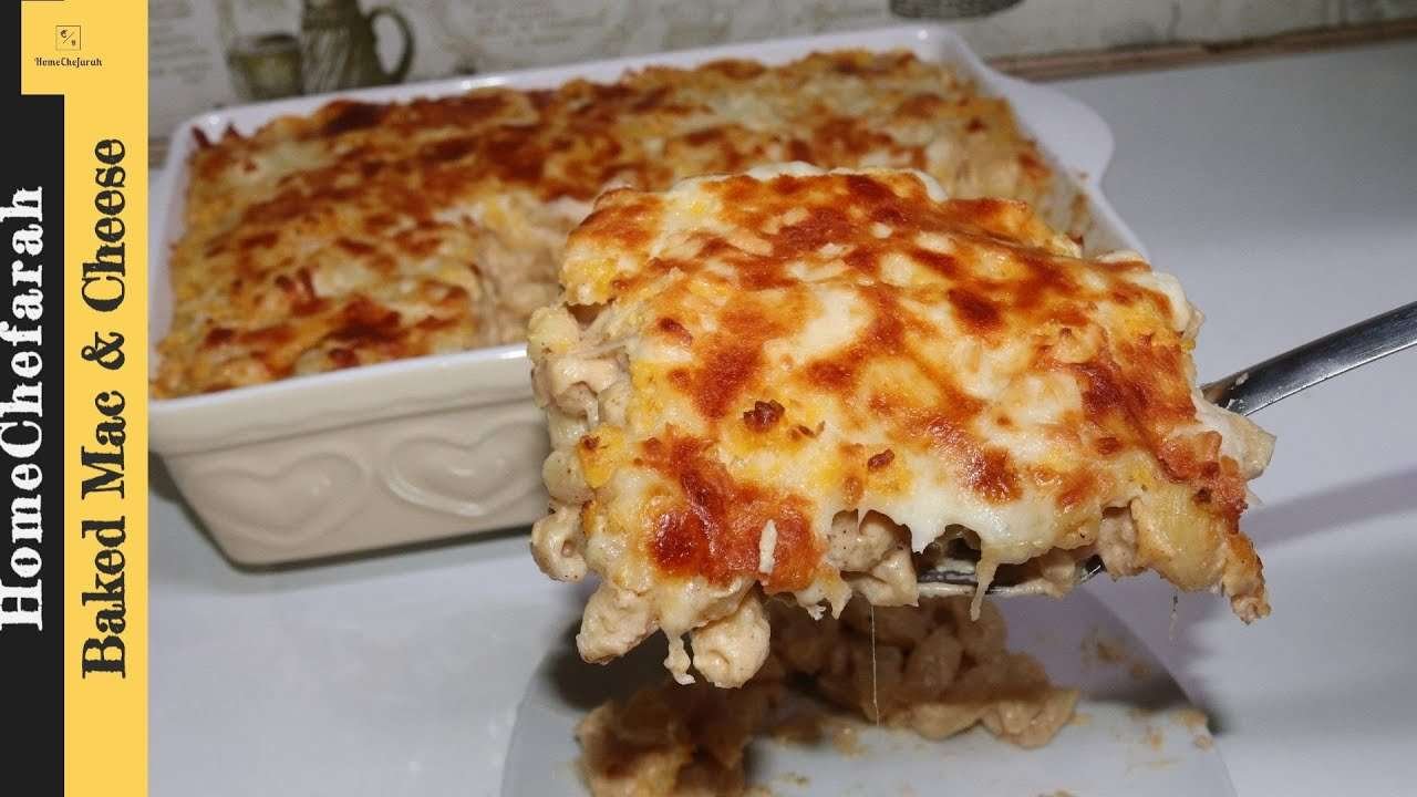 Easy Baked Mac & Cheese Recipe | Christmas Recipe | HomeChefarah