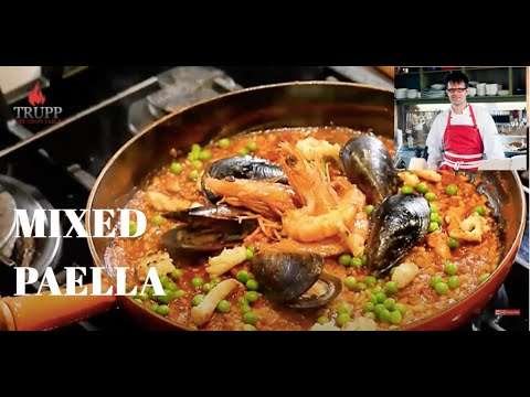 Mixed Paella | Mixed Paella recipe | How to make Mixed Paella? | Walter Trupp