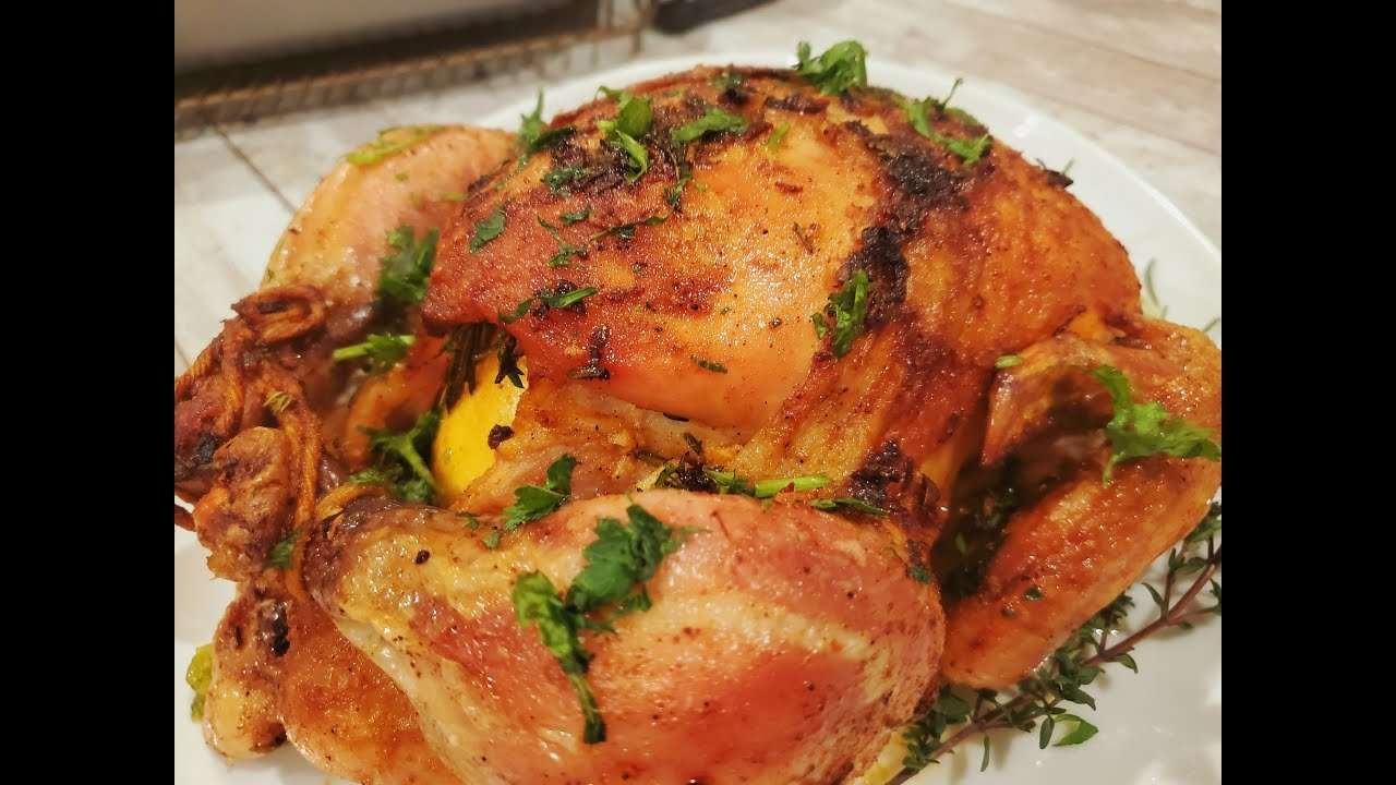 Roasted Chicken | Baked Chicken | Oven Baked Chicken With Gravy