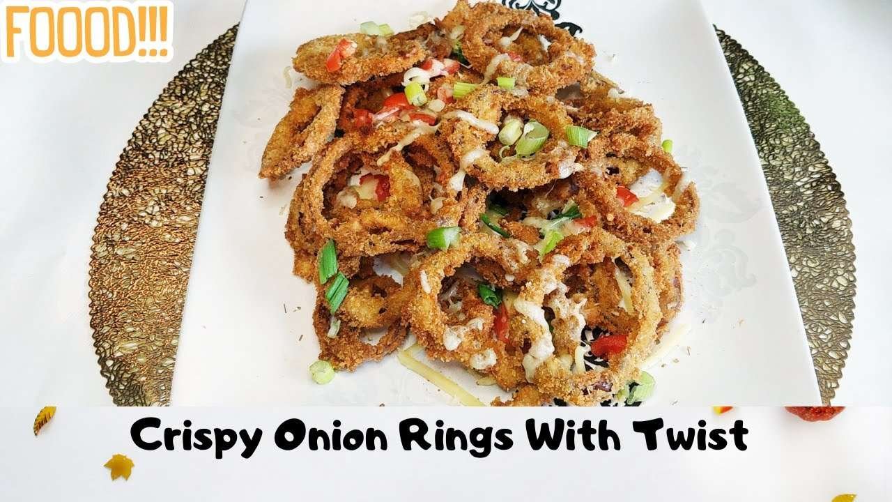 Homemade Super Crispy & Delicious Onion Rings | Easy & Quick Snack | SS Sweet&Spicy