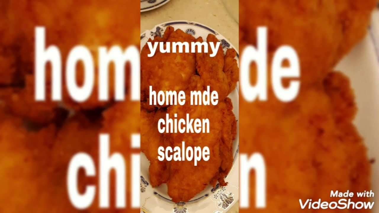 HOW TO MAKE YUMMY ARABIC CHICKEN ESCALOPE