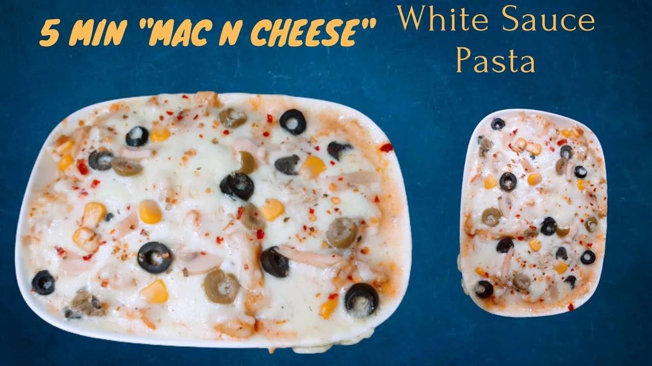 5 MIN INSTANT RECIPE~MAC & CHEESE | White Sauce Macaroni Recipe | – Indian Style Macaroni