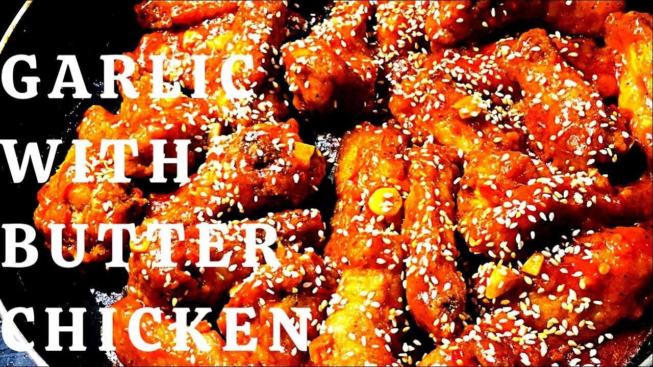 CHICKEN WINGS GARLIC BUTTER EASY RECIPE