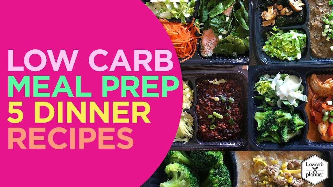 Meal Prepping For The Week 5 LowCarb Dinner Recipes, LC,SF,GF