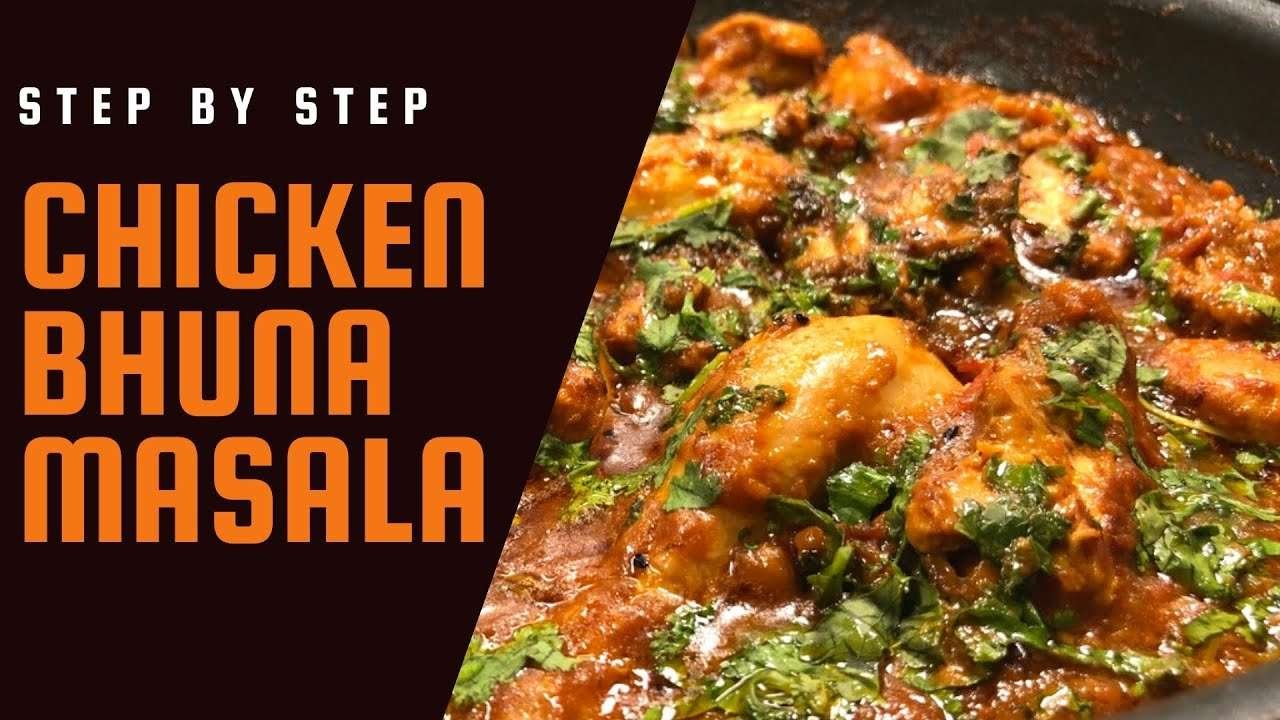 Easy Chicken Bhuna Masala Recipe | Bhuna Masala Chicken | How to make chicken bhuna masala at home