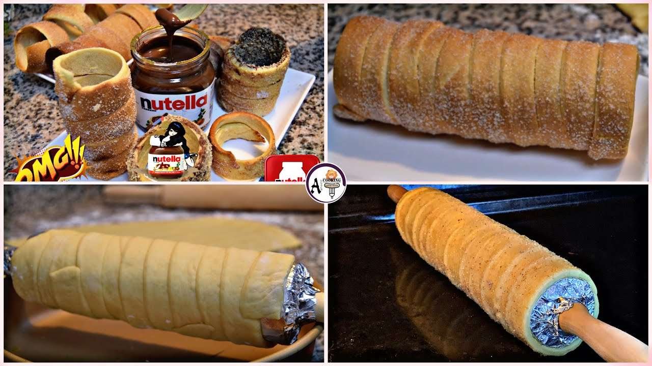 The Kurtos Kalacs. Street Food from Hungary, Romania & Transylvania. Chimney Cake Recipe by ALCNH