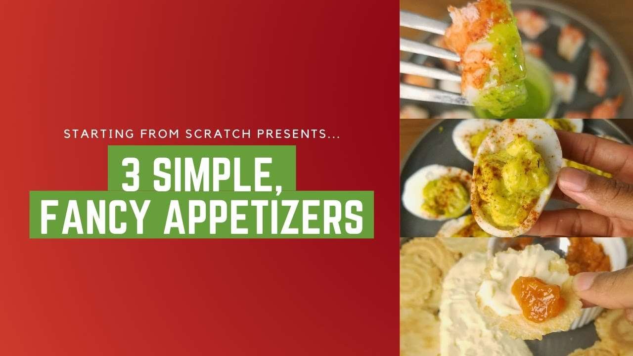 Three Simple, But Classy Holiday Appetizers | Quick and Easy |