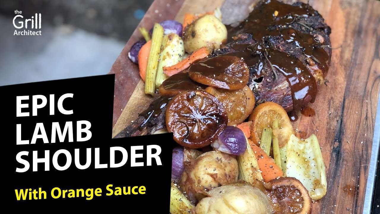 EPIC LAMB SHOULDER With Orange Sauce / دست گوسفند آرامپز شده با سس پرتقال