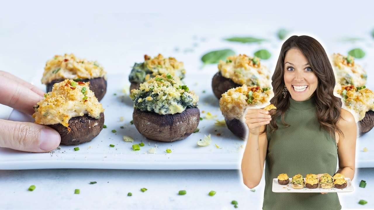 The BEST Stuffed Mushrooms – 2 Delicious Ways! (Low-Carb, Keto)