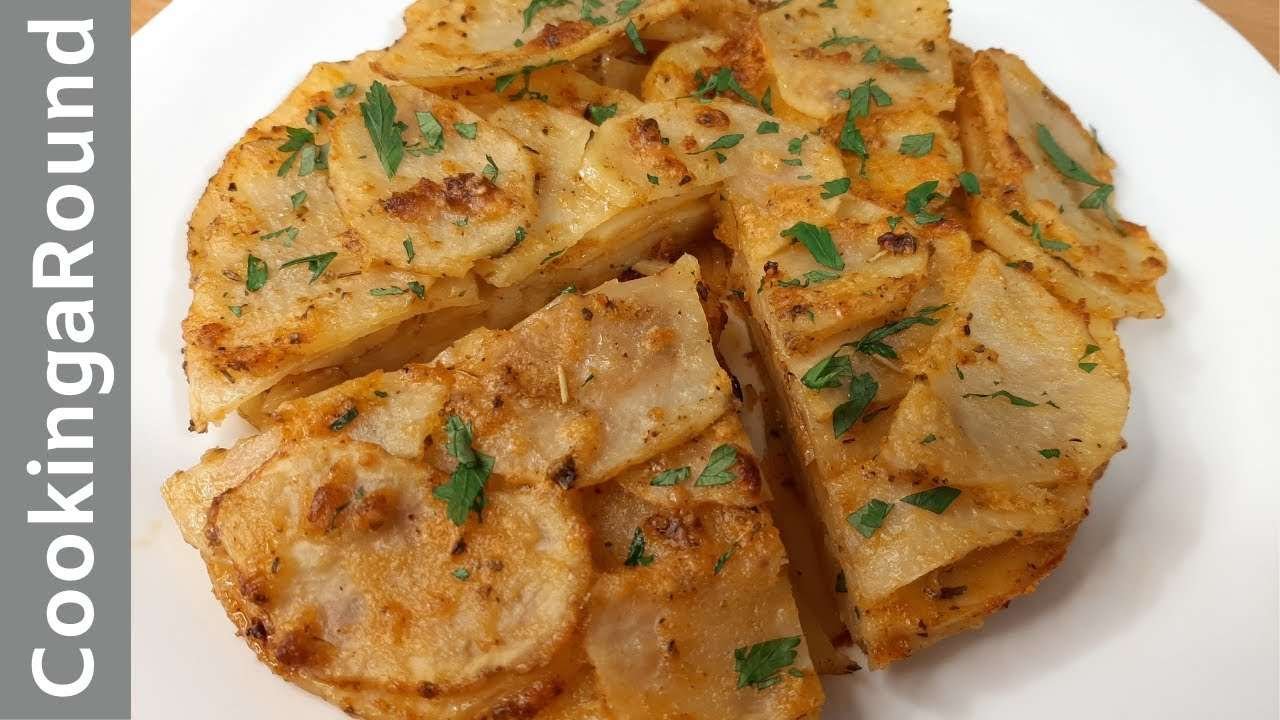 Sliced Potato Cake Recipe
