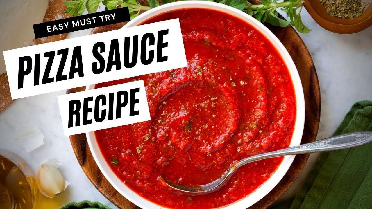 BEST HOMEMADE PIZZA SAUCE RECIPE | With English Subtitles