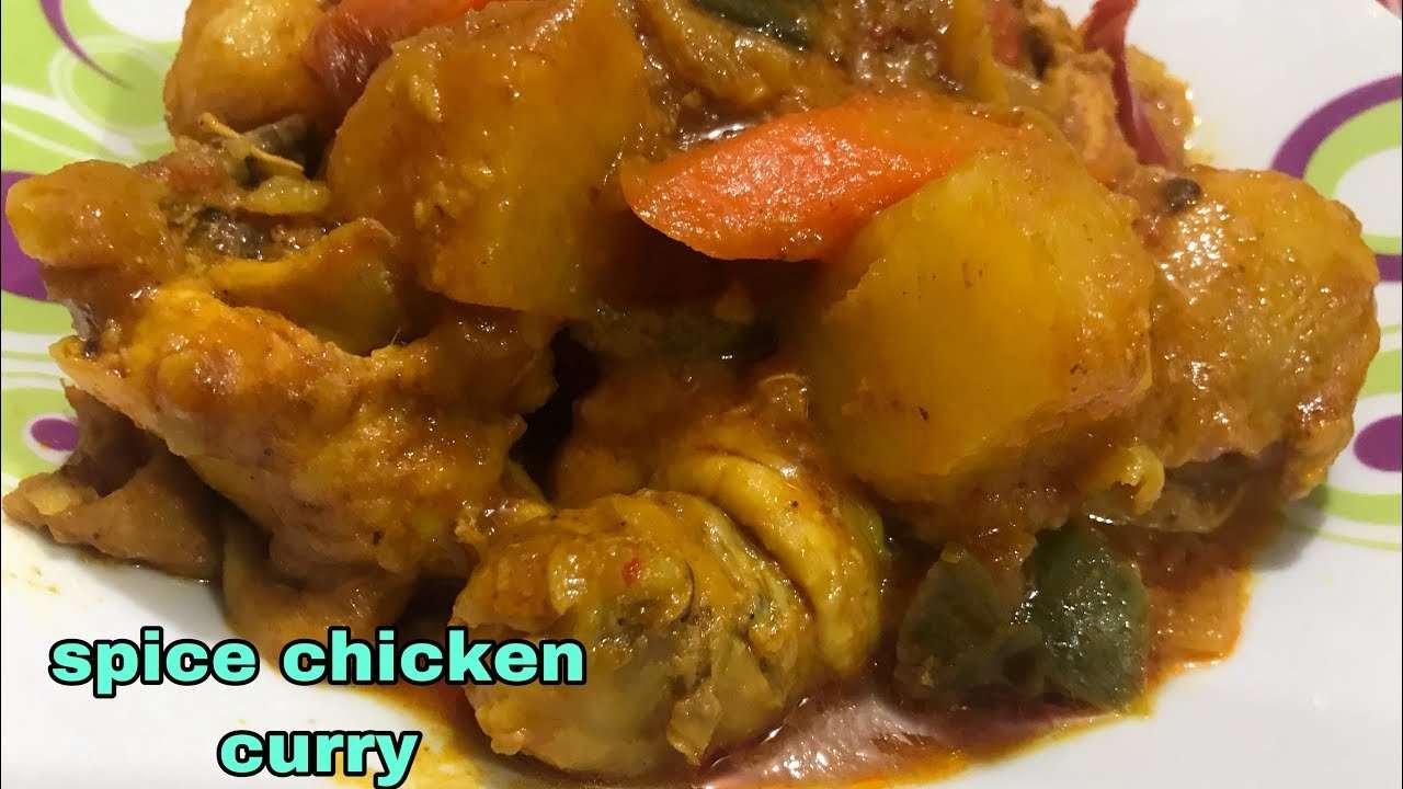 Curry Chicken Spice | easy recipe for lunch&dinner |Grasya Cooking