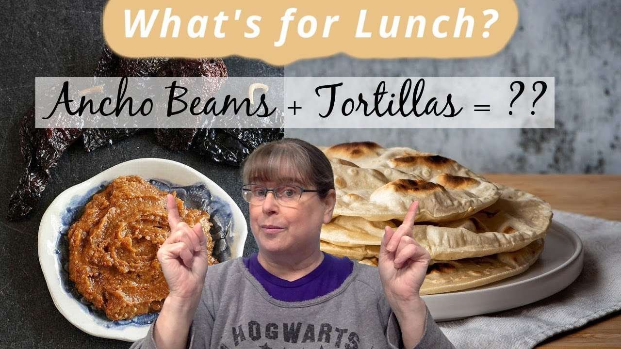 Let's Make a Vegan Lunch w/ Refried Beans and Tortillas