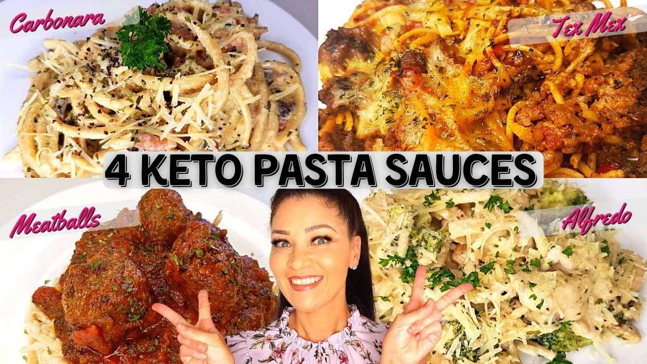 KETO RECIPE| 4 Pasta Sauces | Delicious & So Easy | Low Carb