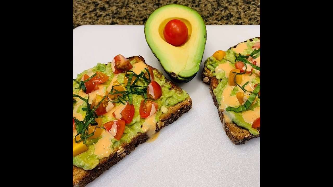 Avocado Toast Recipe – Yum Yum Sauce and Some Fresh Basil The Win – Breakfast Idea