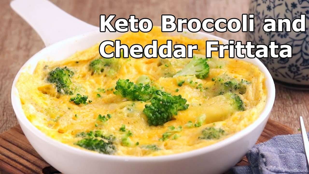 Keto Recipes – Broccoli and Cheddar Frittata