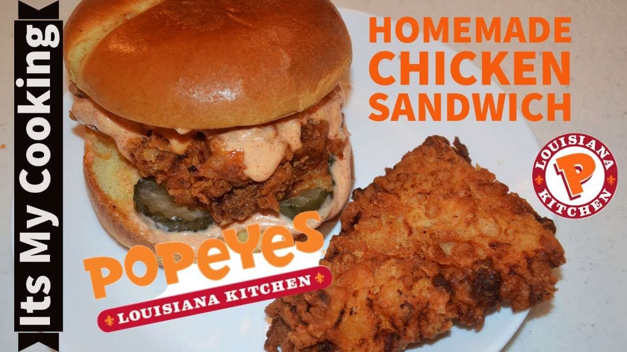 Trying Out The New PopEyes Chicken Sandwich