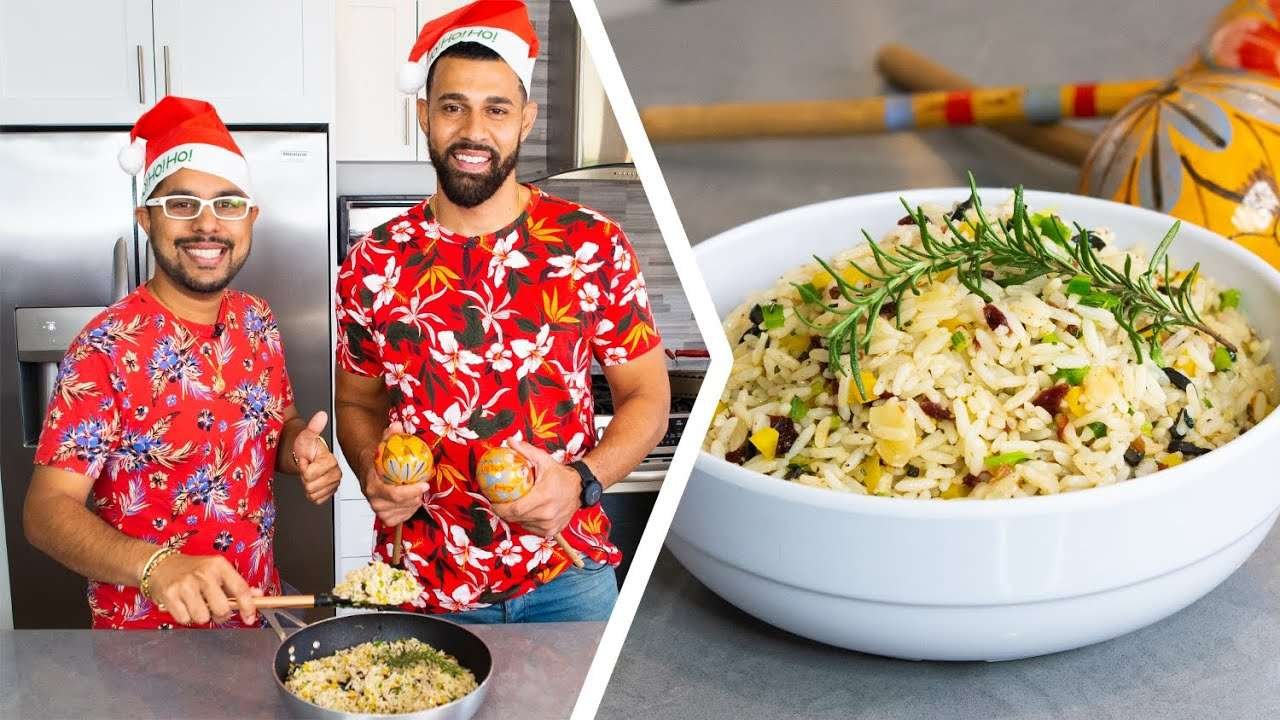 How To Make Trini Christmas Rice (Vegetarian) | Foodie Nation x Rome
