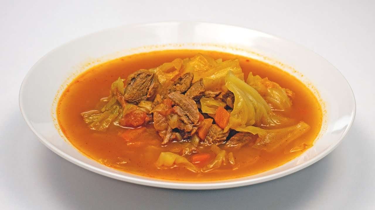 Cabbage Dish With Beef at HOME 🏠 [4K Video]