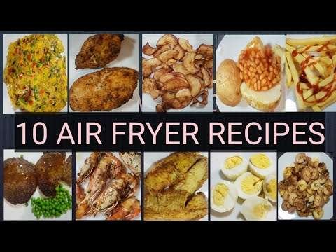 10 AIR FRYER RECIPES / WHAT TO COOK WITH AIR FRYER / #airfryerrecipeshealthyeasy