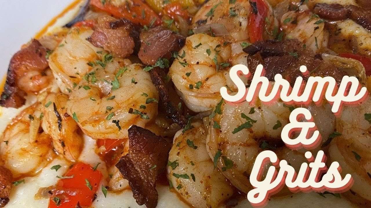 Cajun Shrimp and Gouda Grits!!! #SHORTS