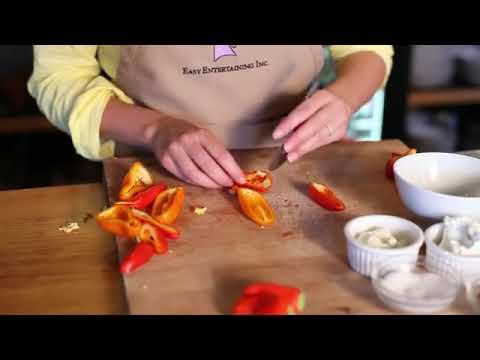 Goat Cheese-Stuffed Fresh Cherry Peppers Recipe