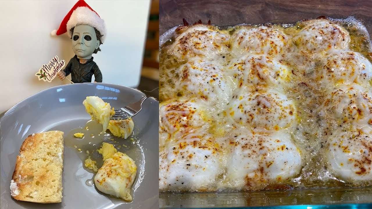 Cooking With Michael Myers | Killer Recipes | Twice Baked Eggs | Stop Motion