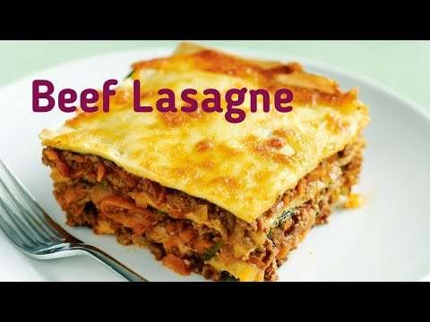Beef Lasagne Recipe with Oven | How To Make Lasagne At Home |  with English Subtitles /Shumaila Syed