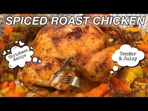 How To Cook Spiced Roast Chicken | Perfect for Christmas | Roast Chicken Recipe | Aloe’s Kitchen