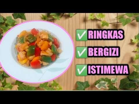 Ayam tumis paprika super simple dan sederhana