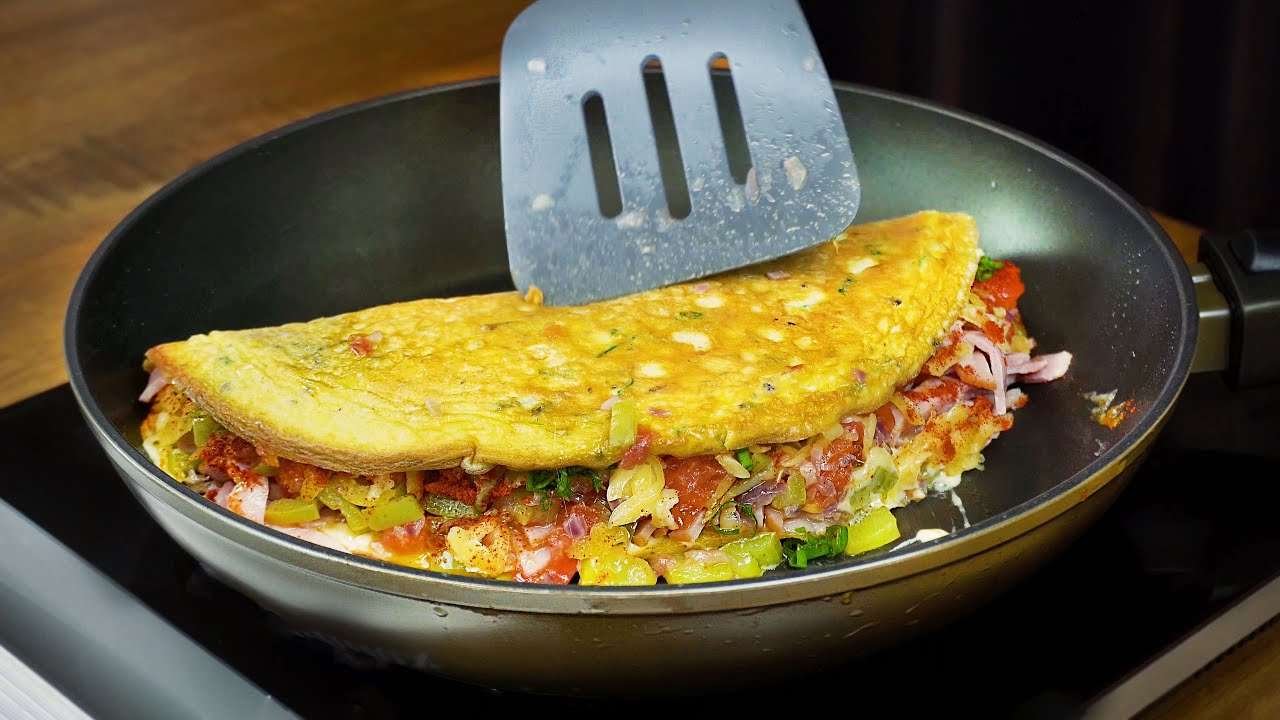 Rezept Bratpfanne Abendessen schnell und einfach! Rezept Sandwich  in 10 Minuten