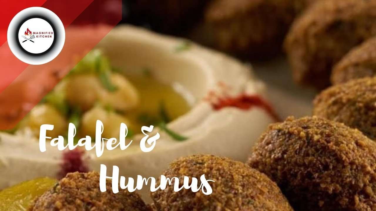 How To Make Chickpea Balls  | Falafel & Hummus Recipe | Magnified Kitchen