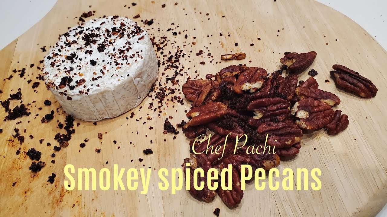 How to cook spiced pecans with Mediterranean spices, Sumac and Smoked Paprika in 10 mins Chef Pachi